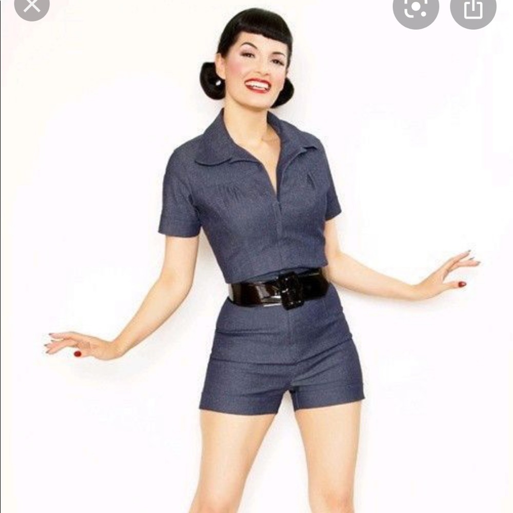 Bernie Dexter Hot Rod Girl Jumpsuit